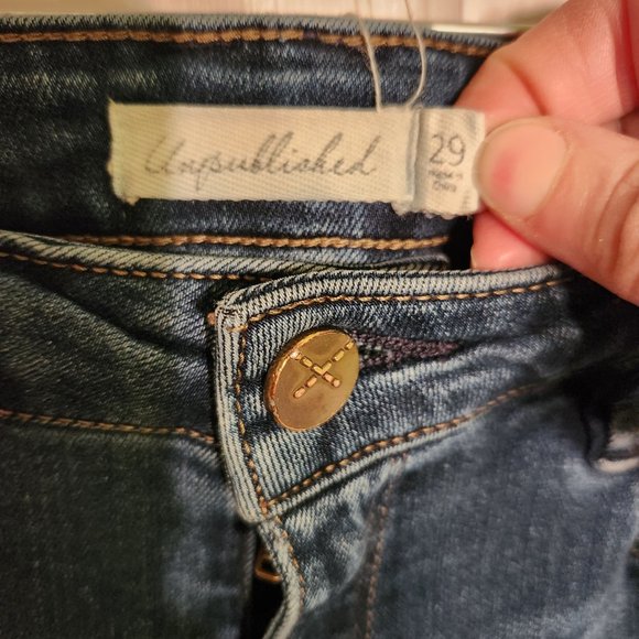 Unpublished Skinny Jeans size 29 - Picture 3 of 6